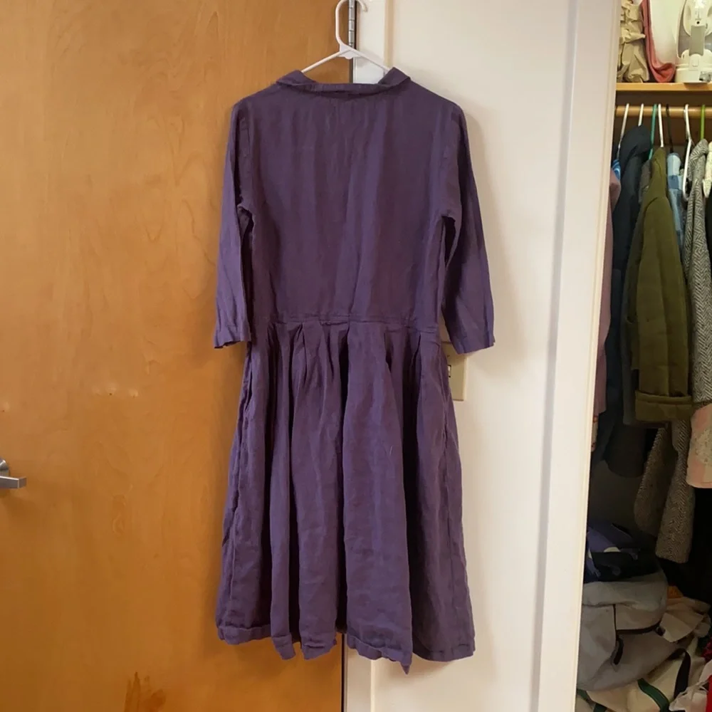 Off On Linen Midi Dress - Picture 5 of 5